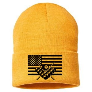 American Flag Billiards Billiards Sustainable Knit Beanie