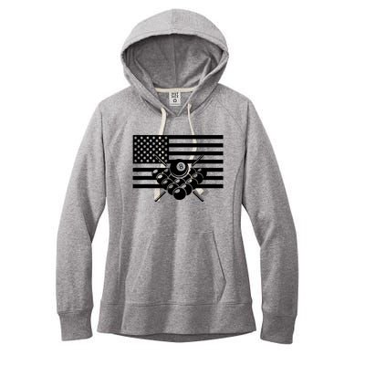 American Flag Billiards Billiards Women's Fleece Hoodie