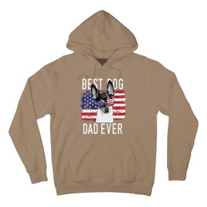 American Flag Best Dog Dad Ever Toy Fox Terriers Usa Hoodie