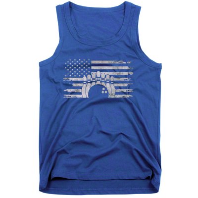 American Flag Bowling Bowling Gift Tank Top