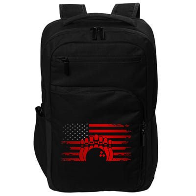 American Flag Bowling Apparel Bowling Impact Tech Backpack