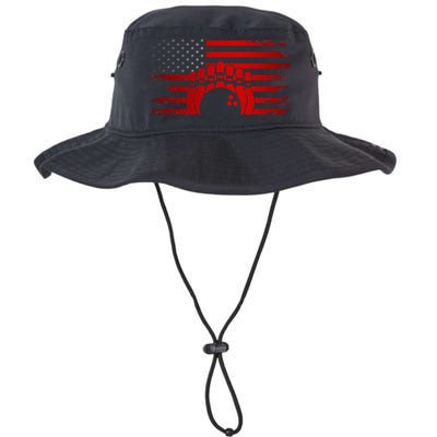 American Flag Bowling Apparel Bowling Bucket Hat