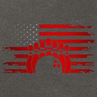 American Flag Bowling Apparel Bowling Cotton Canvas Backpack