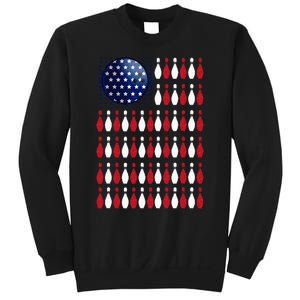 American Flag Bowling Bowler Gifts For Bowling Team Sweatshirt