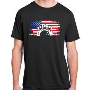 American Flag Bowling Apparel Bowling Adult ChromaSoft Performance T-Shirt