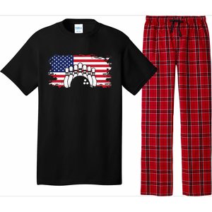 American Flag Bowling Apparel Bowling Pajama Set