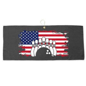 American Flag Bowling Apparel Bowling Large Microfiber Waffle Golf Towel