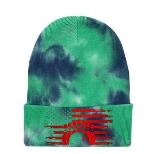 American Flag Bowling Apparel Bowling Tie Dye 12in Knit Beanie