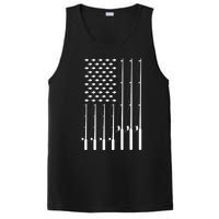 American Flag Bass Fishing Rod Fishing Lover PosiCharge Competitor Tank