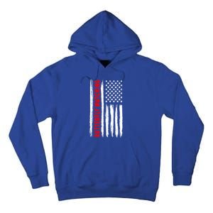 American Flag Butterfly Watching Coach Usa Gift Tall Hoodie