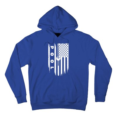 American Flag Billiards Pool Player Billiard Gift Hoodie