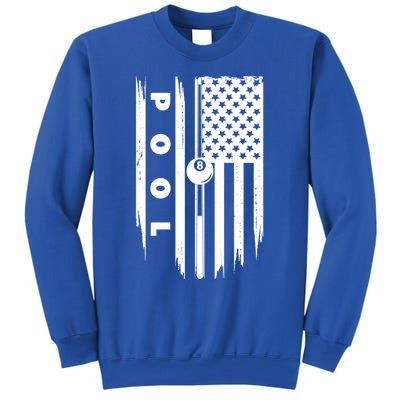 American Flag Billiards Pool Player Billiard Gift Sweatshirt