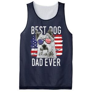 American Flag Best Dog Dad Ever Norwich Terriers Usa Mesh Reversible Basketball Jersey Tank