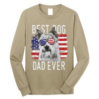 American Flag Best Dog Dad Ever Norwich Terriers Usa Long Sleeve Shirt