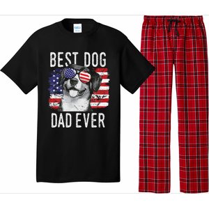 American Flag Best Dog Dad Ever Entlebucher Mountain Dogs Pajama Set