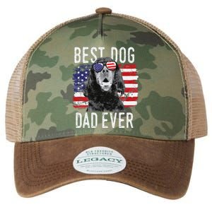 American Flag Best Dog Dad Ever Gordon Setters Usa Legacy Tie Dye Trucker Hat