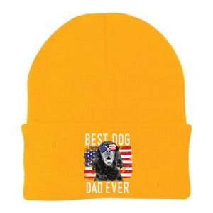 American Flag Best Dog Dad Ever Gordon Setters Usa Knit Cap Winter Beanie