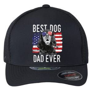 American Flag Best Dog Dad Ever Gordon Setters Usa Flexfit Unipanel Trucker Cap