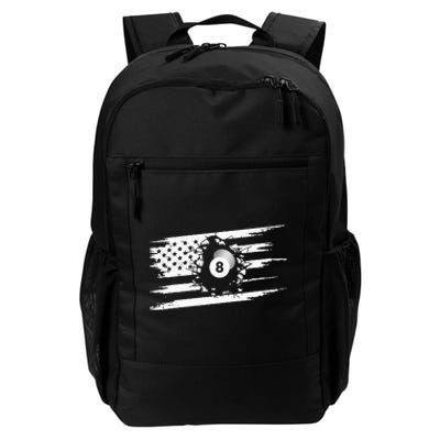 American Flag Billiards Apparel Billiards Daily Commute Backpack