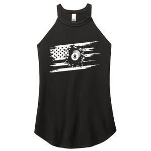 American Flag Billiards Apparel Billiards Women's Perfect Tri Rocker Tank