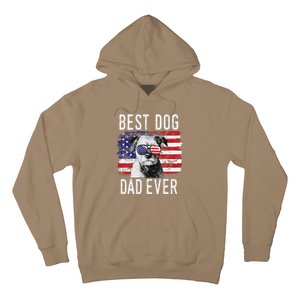 American Flag Best Dog Dad Ever Border Terrier Usa Hoodie