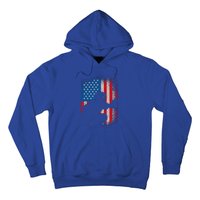 American Flag Baseball Catcher Usa Flag Baseball Hoodie