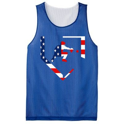 American Flag Baseball Catcher Gear Baseballin Mesh Reversible Basketball Jersey Tank