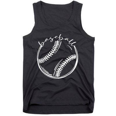 American Flag Baseball Apparel Baseball Gift Tank Top