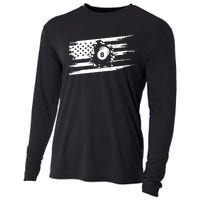 American Flag Billiards Cute Billiards Player Gift Cooling Performance Long Sleeve Crew