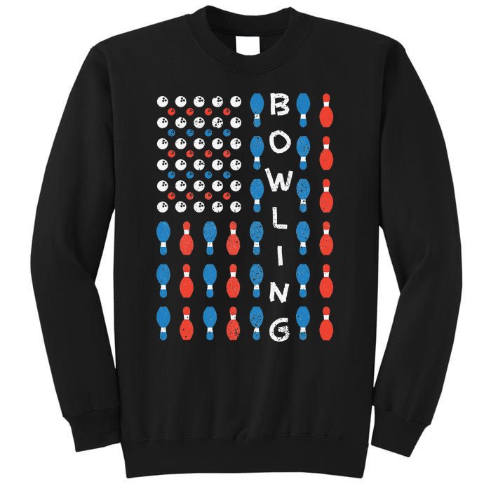 American Flag Bowling Bowler Gifts For Bowling Team Sweatshirt