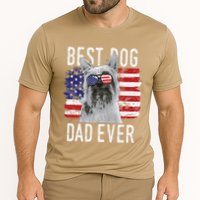 American Flag Best Dog Dad Ever Silky Terriers Usa Cooling Performance Crew T-Shirt