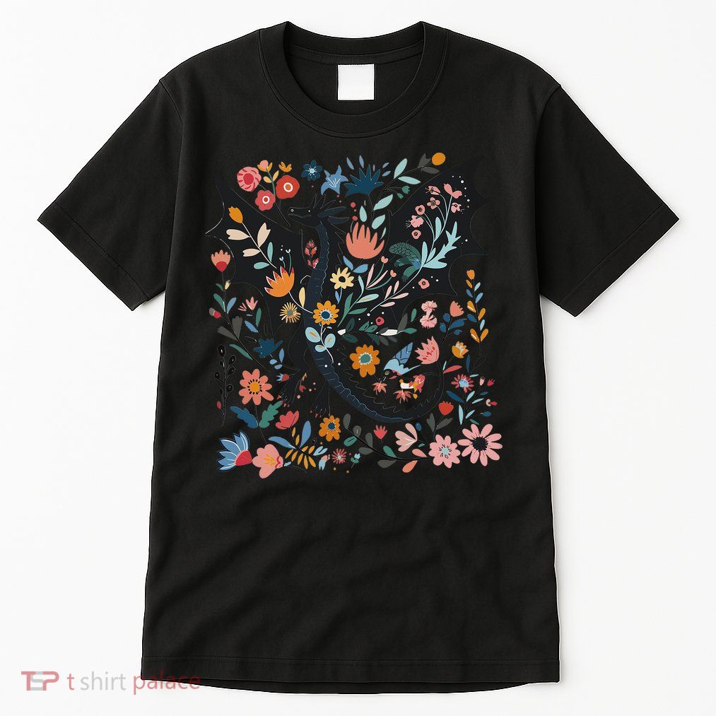 Abraxos Fantasy Bookish Floral Abraxos Tall T-Shirt