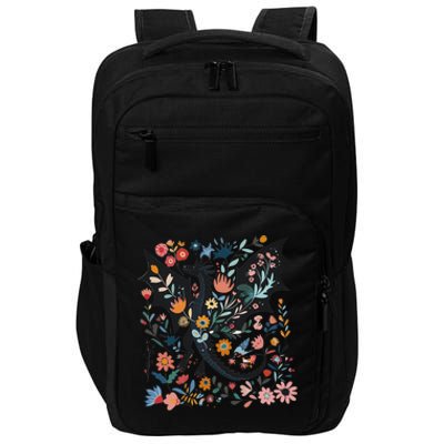 Abraxos Fantasy Bookish Floral Abraxos Impact Tech Backpack