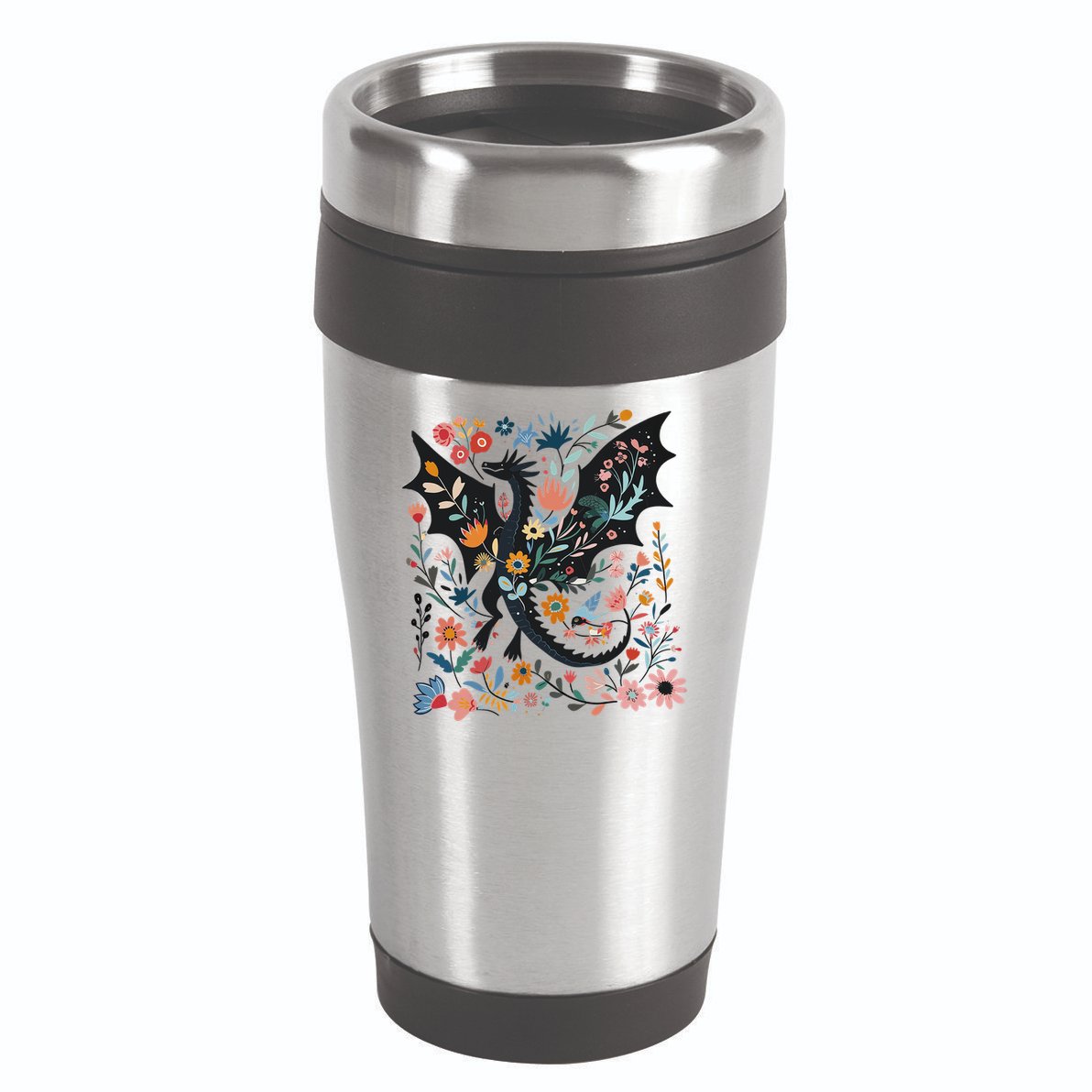 Abraxos Fantasy Bookish Floral Abraxos 16oz Travel Tumbler
