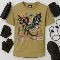 Abraxos Fantasy Bookish Floral Abraxos Cooling Performance Crew T-Shirt