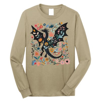 Abraxos Fantasy Bookish Floral Abraxos Long Sleeve Shirt