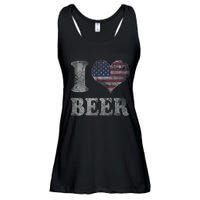 American Flag Beer 4th Of July Usa Ladies Essential Flowy Tank