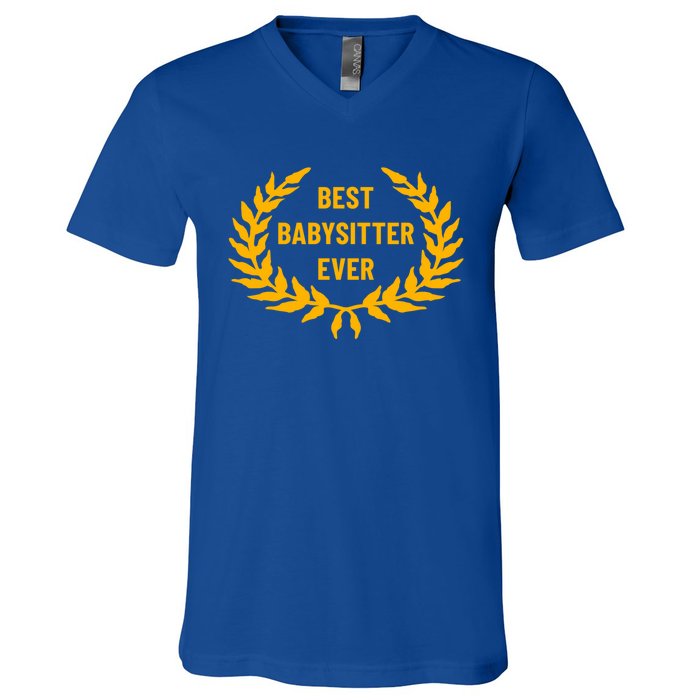 Award For Best Sitter Cool Gift V-Neck T-Shirt