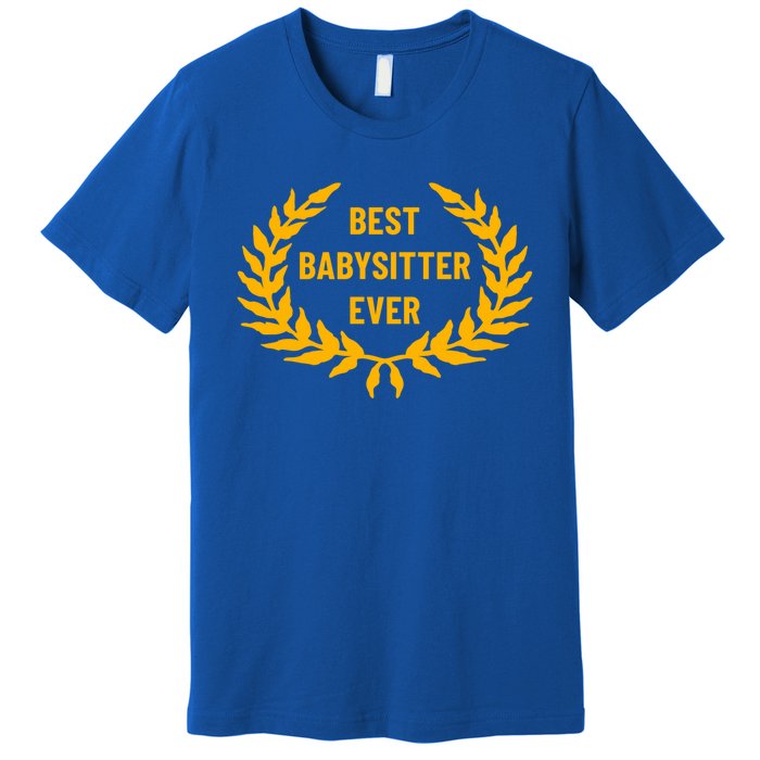 Award For Best Sitter Cool Gift Premium T-Shirt