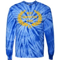 Award For Best Sitter Cool Gift Tie-Dye Long Sleeve Shirt