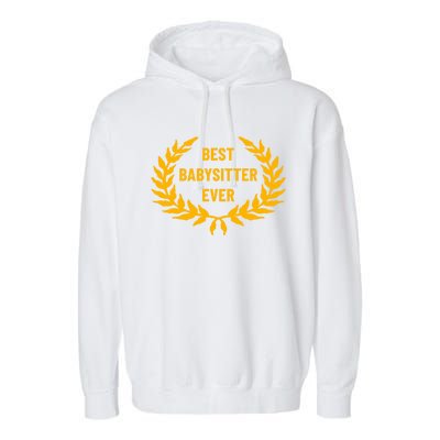 Award For Best Sitter Cool Gift Garment-Dyed Fleece Hoodie