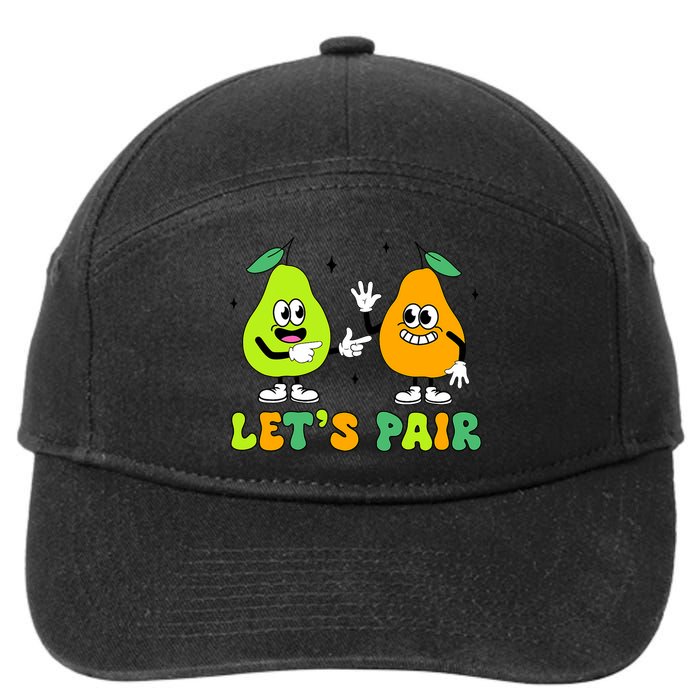 ABA Funny Behavior Analyst Therapist Let's Pair RBT  7-Panel Snapback Hat