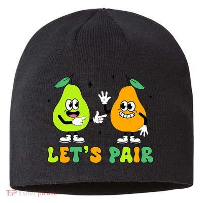 ABA Funny Behavior Analyst Therapist Let's Pair RBT  Sustainable Beanie