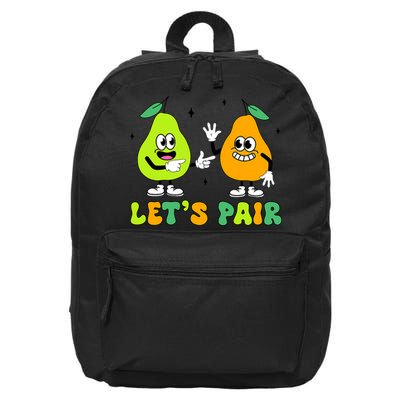 ABA Funny Behavior Analyst Therapist Let's Pair RBT  16 in Basic Backpack