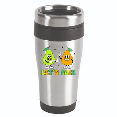 ABA Funny Behavior Analyst Therapist Let's Pair RBT  16oz Travel Tumbler