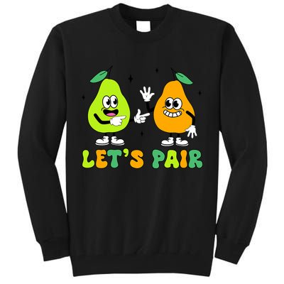 ABA Funny Behavior Analyst Therapist Let's Pair RBT  Tall Sweatshirt