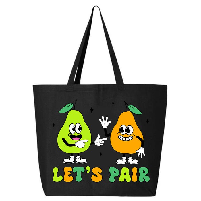 ABA Funny Behavior Analyst Therapist Let's Pair RBT  25L Jumbo Tote