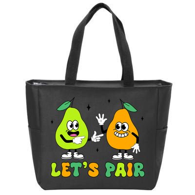 ABA Funny Behavior Analyst Therapist Let's Pair RBT  Zip Tote Bag