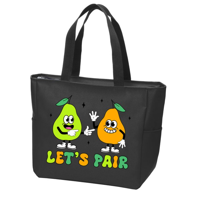 ABA Funny Behavior Analyst Therapist Let's Pair RBT  Zip Tote Bag