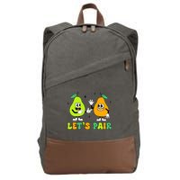 ABA Funny Behavior Analyst Therapist Let's Pair RBT  Cotton Canvas Backpack